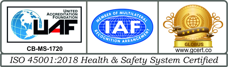 ISO 45001:2018 Health & Safety System Certified